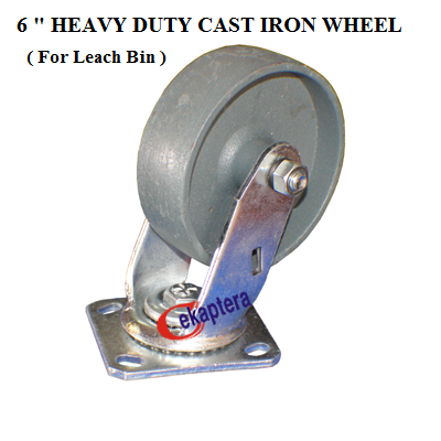 6'' HEAVY DUTY CAST IRON WHEEL